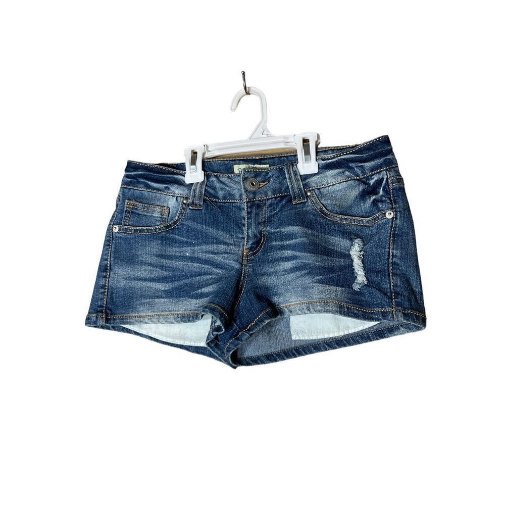 Vintage Y2K Paris‎ Blues Low Rise Shorts Size 9